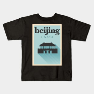 Beijing Poster Design Kids T-Shirt